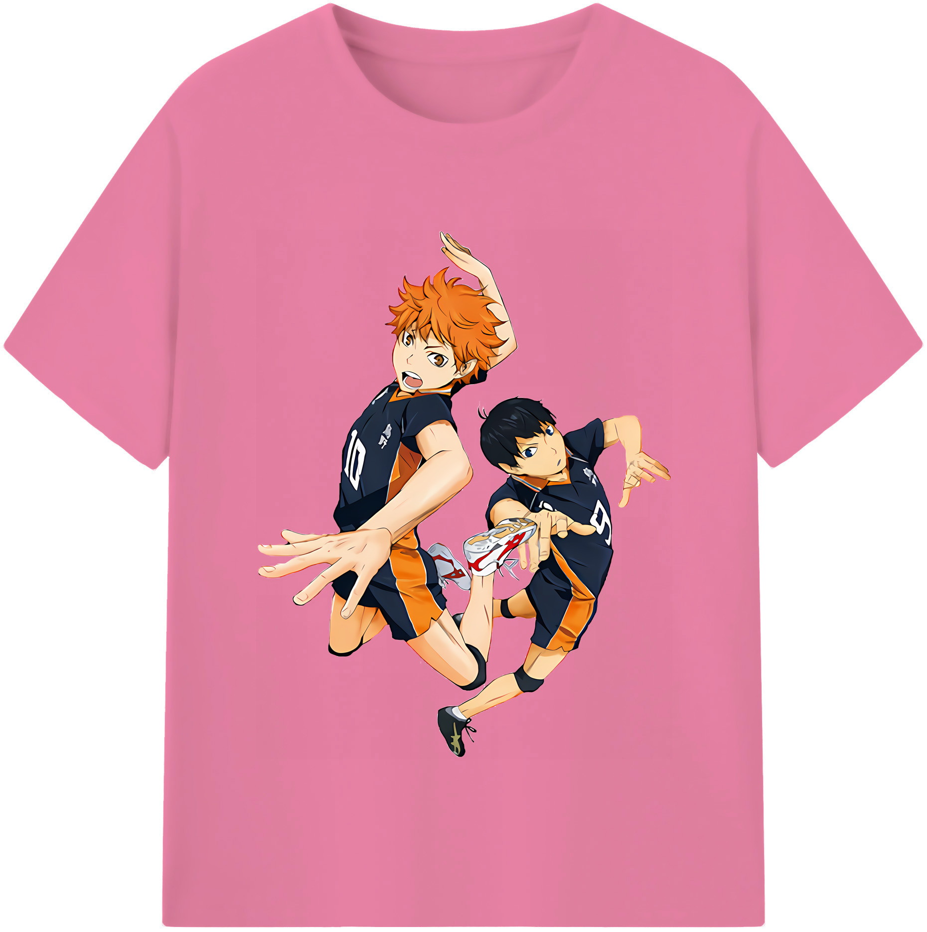 （画像用） ハイキュー!! Haikyu!! 綿100％半袖Tシャツ（フロントプリント）